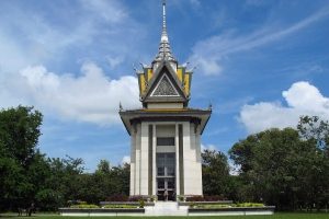 Buddhist Stupa at Choeung Ek killing fields